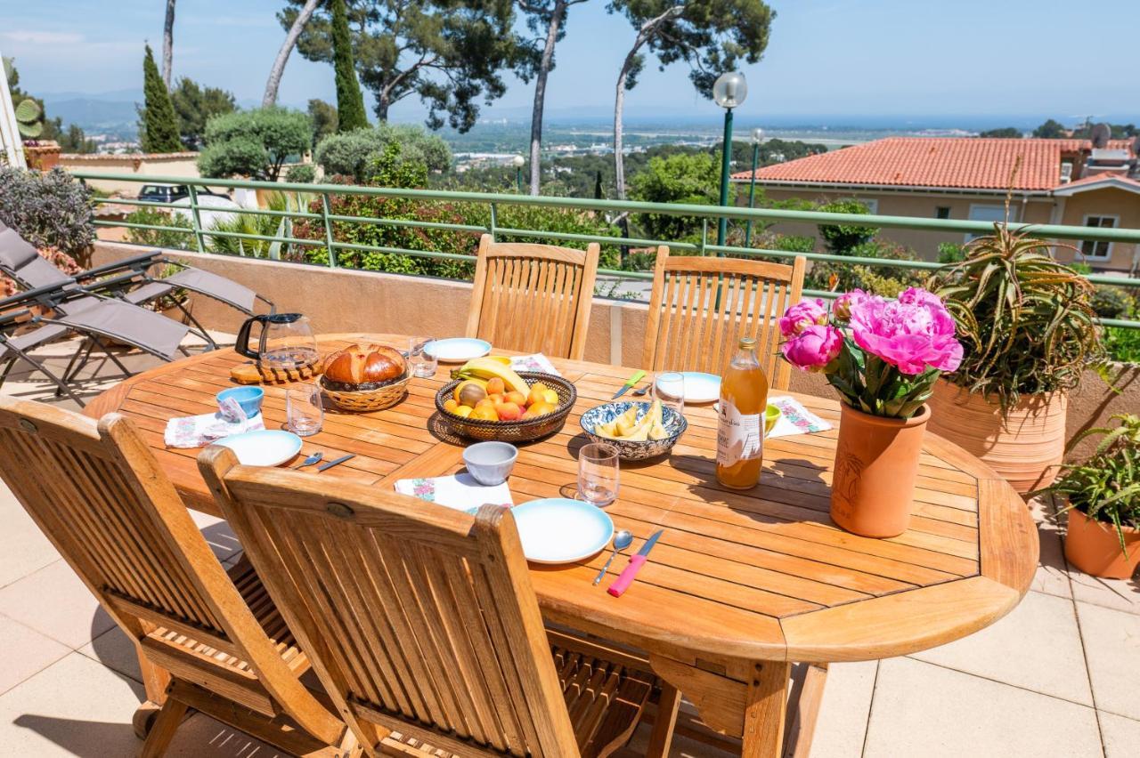 La Cle Vue Mer, Clim, Terrasse, Parking A 耶尔 外观 照片